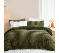 (TG. 135x200cm+80x80cm1) Lanqinglv Biancheria da letto in peluche, 135 x 200 cm