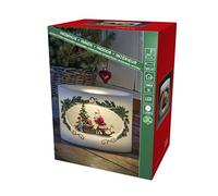 (TG. 14 cm x 19 cm) Konstsmide 1891 - 100 LED Cera Avvento Decorazione - NUOVO