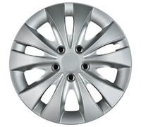 (TG. 14" pollici) Cartrend 70277 Set copricerchi "Storm" con dadi cromati, 4 pez