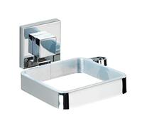 (TG. 14 x 13.5 x 7.5 cm) Wenko 22682100 Porta phon Quadro con Vacuum Loc, Ac