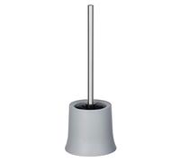 (TG. 14 x 14 x 38 cm) Wenko - Scopino per WC Basic, Plastica, Grigio, 14 x 1