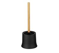 (TG. 14 x 38 x 14 cm) WENKO Piantana set WC Bambusa, moderno portascopino in pla