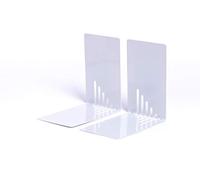 (TG. 14 x 8,5 x 14 cm) MAUL Buchstütze (H)140 x (T)140 x (B)85 mm, grau - NUOVO
