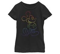 (TG. 140) Disney Classics Mickey Mouse, Big Pride Ragazze Maglietta Girocollo Ne
