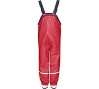 (TG. 140) Fleece-trã£â€gerhose, Pantaloni Unisex - Bambini, (Rot) - NUOVO