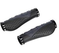 (TG. 140 mm) XLC, Prese ergonomiche GR-S07 Unisex-Adult, Nero/Grigio, One Size -