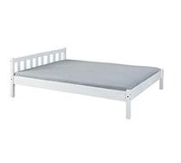 (TG. 140 x 200 cm) Inter Link Vilmar Lettino da Giorno, Legno, Bianco, 140 x 200