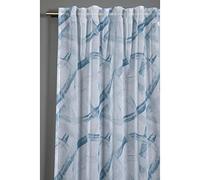 (TG. 140 x 245 cm) GARDINIA Tenda con Occhielli Nascosti e Nastro Integrato, Voi