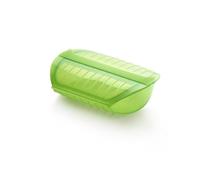 (TG. 1400 ml) Lékué, Papillote con filtro, colore: Verde/Trasparente - NUOVO