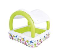 (TG. 143x143x45cm) AVENLI SUN CLUB Piscina Mondo Marino con Parasole 143x143x45c