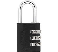 (TG. 145/20) ABUS 345999-145/20_NEGRO_B Candado aluminio combinacion 20 mm 3 dí
