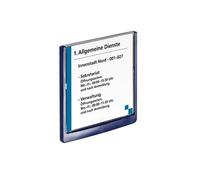 (TG. 149 x 148,5mm (B x H)) DURABLE 486207 - Click Sign, targa fuori porta in AB