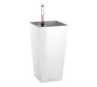 (TG. 14x14x26 cm) Lechuza Premium Maxi Cubico 14 Centimetri Bianco Laccato Auto