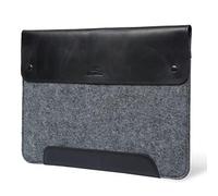 (TG. 15-16 pollici) MegaGear Custodia in vera pelle e pile per MacBook Pro e Mac