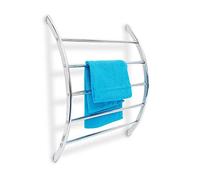 (TG. 15.5 x 70 cm) Relaxdays Portasciugamani da Parete a 5 Bracci, Larghezza 56