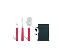 (TG. 15) Ferrino, Clip, Posate, Unisex, Rosso - NUOVO