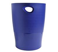 (TG. 15 L) Exacompta 453104D Set di 8 Cestini gettacarta Blu notte - NUOVO
