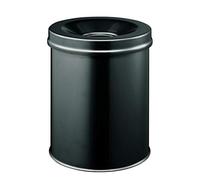 (TG. 15 litro) Durable 330501 - Cestino Autoestinguente Safe 15, in Acciaio Vern