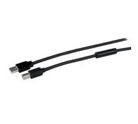 (TG. 15 m) Startech.Com Cavo Active USB 2.0 a a B da 15 M, M/M - NUOVO