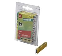 (TG. 15 mm) Wolfcraft 7166000 Punti a Dorso Sottile, Tipo 055, 15 mm - NUOVO