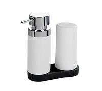 (TG. 15 x 18 x 7 cm) Wenko 54725100 Stazione di Lavaggio, Bianco, 15 x 18 x 7 cm