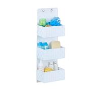 (TG. 15 x 25 x 75 cm) Relaxdays Organizer da Parete Stoffa Portaoggetti da Appen