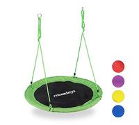 (TG. 150.00 x 110.00 x 110.00 cm) Relaxdays Altalena da Giardino a Nido, per Bam