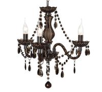 (TG. 150 x 40 cm) Reality R11073002 Lüster Lampadario, 40 W, Nero, Diametro 46