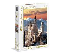 (TG. 1500 Pezzi) Clementoni- Neuschwanstein High Quality Collection Puzzle, 1500