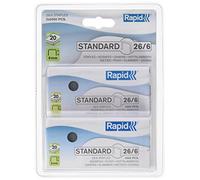 (TG. 15000 Agrafes) Rapid, graffette per spillatrice, 26 graffette, 6 mm, per gr