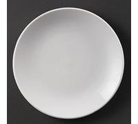 (TG. 150mm/ 6") Olympia u075 Whiteware piatto Coupe, Colore: Bianco (Confezione