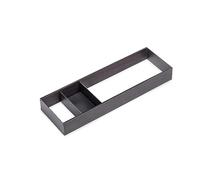 (TG. 150x470 mm) Emuca - Organizzatore per cassetto, 150x470 mm, Grigio Antracit