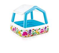 (TG. 157x157x122 cm) Intex Piscina Acquario Parasole, Multicolore, 157x157x122 c