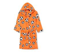 Playshoes Accappatoio in pile per bambini, Vestaglia Unisex - Bambini e ragazzi, calcio azzurro, 122/128