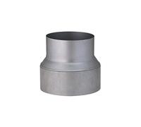(TG. 15x6x75 cm) Kamino-Flam 331606 Riduttore per Tubo della Stufa, Argento, 15x