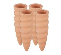 (TG. 16,5 x 5 cm) Relaxdays Set 4 Coni Irrigatori per Piante, Irrigazione a Gocc