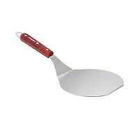 (TG. 16,5x17,5 cm) Relaxdays Pala per Pizza, in Acciaio, Manico in Legno, Palett