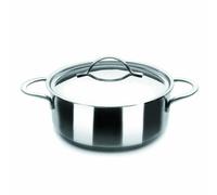 (TG. 16 cm) IBILI Noah 605016 - Pentola in Acciaio Inox con Coperchio, Ø 16 cm