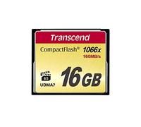 (TG. 16 GB) Transcend Compact Flash 1066x TS16GCF1000 Scheda di Memoria, 16 GB -