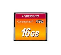 (TG. 16 GB) Transcend Compact Flash 133x TS16GCF133 Scheda di Memoria, 16 GB - N