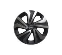 (TG. 16") Goodyear Set di 4 copricerchi da 16" Modello Montreal Nero/Argento. De