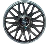 (TG. 16-inch) J-Tec Set di 4 Copricerchi Orden SR 16 Pollici Grigio/Argento + An