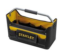 (TG. 16 Inch Open Tote Bag) STANLEY 1-96-182 Cestello Porta Utensili, 16", Nero