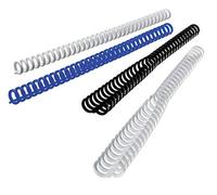 (TG. 16 mm) GBC Dorsi Click 16mm 50pz - Nero - 387357E - NUOVO