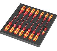 (TG. 16 pezzi) Wera, 9711 Depósito de espuma p.jgo.destorn. VDE set 1 - NUOVO