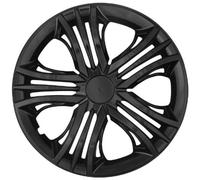(TG. 16" pollici) Cartrend 70305 Set copricerchio Fun, nero, 16", 1 pezzo - NUO