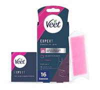 (TG. 16 unit (Confezione da 1)) Veet Expert Fasce di cera fredda depilatoria pe