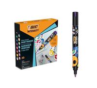 (TG. 16 unit (Confezione da 20)) Marcatori BIC Intensity Paint Markers Punta Me