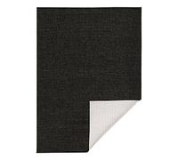 (TG. 160 x 230) bougari Miami - Tappeto Double-Face, 160 x 230 cm, Colore: Nero