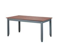 (TG. 160 x 90 x 75 cm) Inter Link Tavolo da pranzo in legno massiccio di pino, s